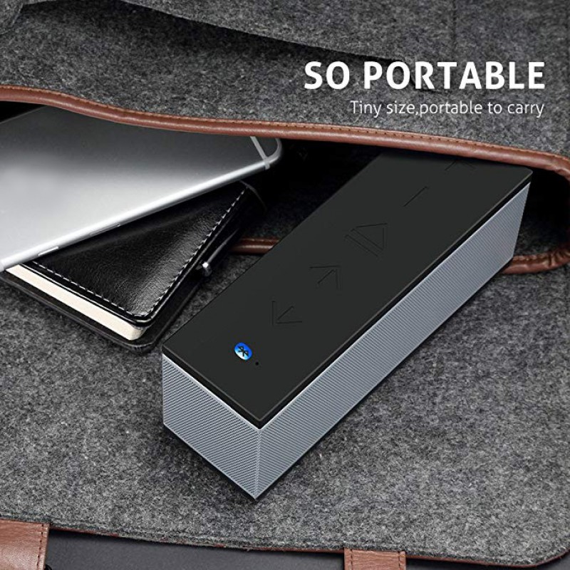 Chocolate Bluetooth Speakers Portable Waterproof Shower Wireless Speaker with 3D Stereo Bass Sound for Indoor Outdoor